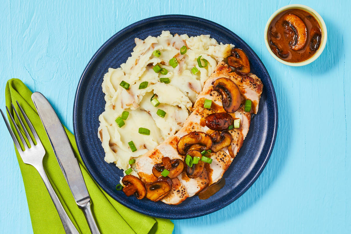 Chicken with Balsamic Mushroom Sauce