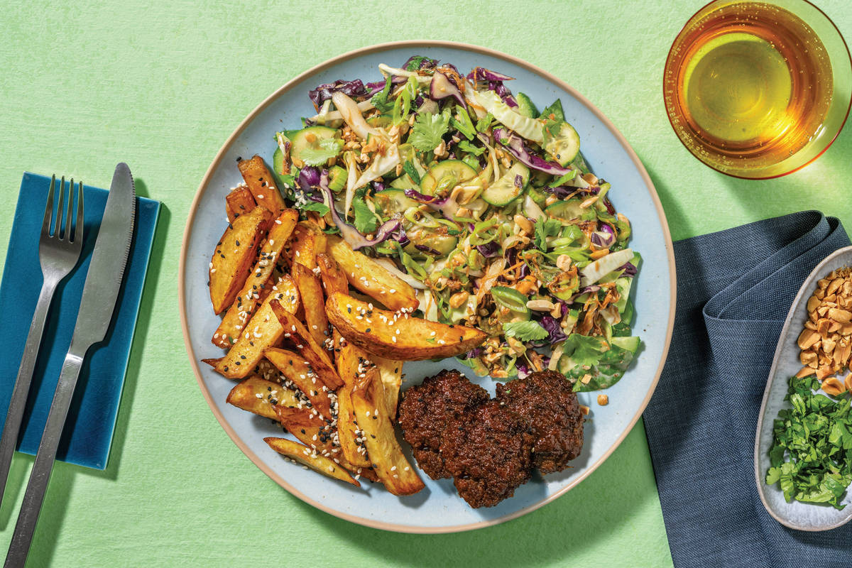 Honey-Soy Pork Rissoles