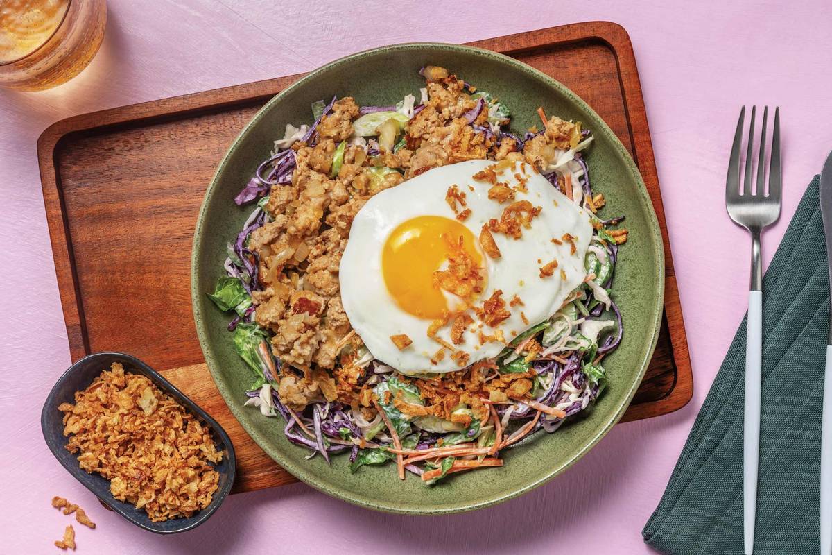 Vietnamese-Style Pork & Slaw Bowl