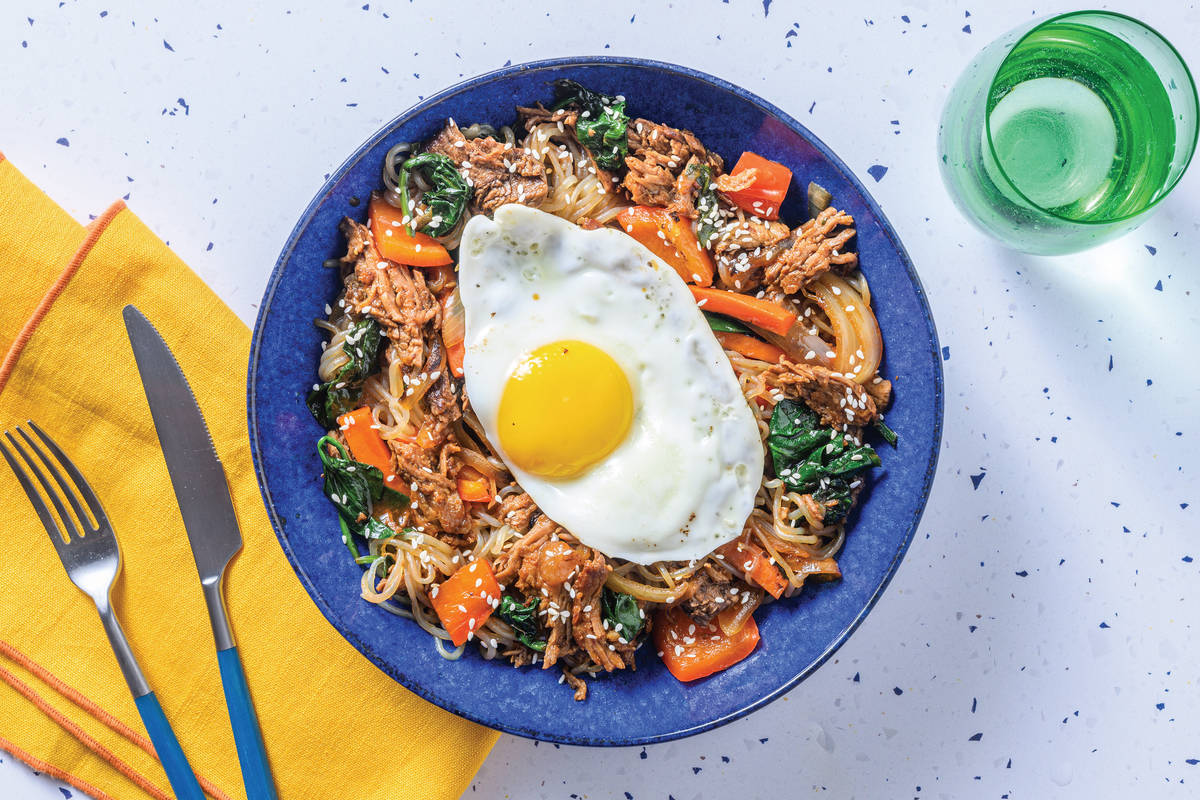 Quick Korean Beef Brisket & Konjac Noodles