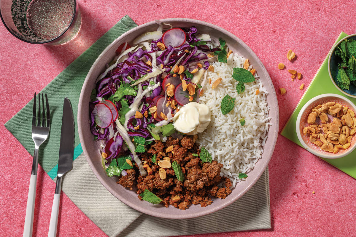 Vietnamese-Style Caramelised Beef Bowl