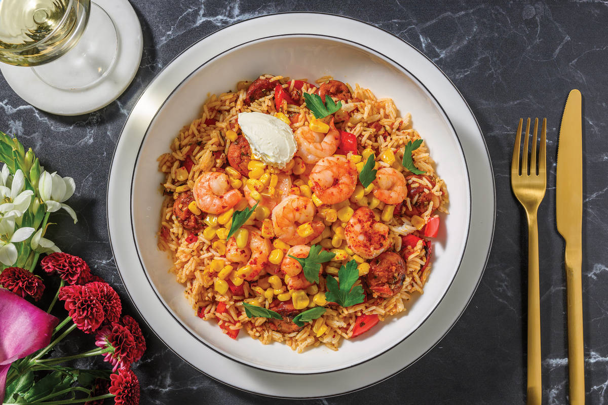 Chilli Prawn & Chorizo Jambalaya Rice
