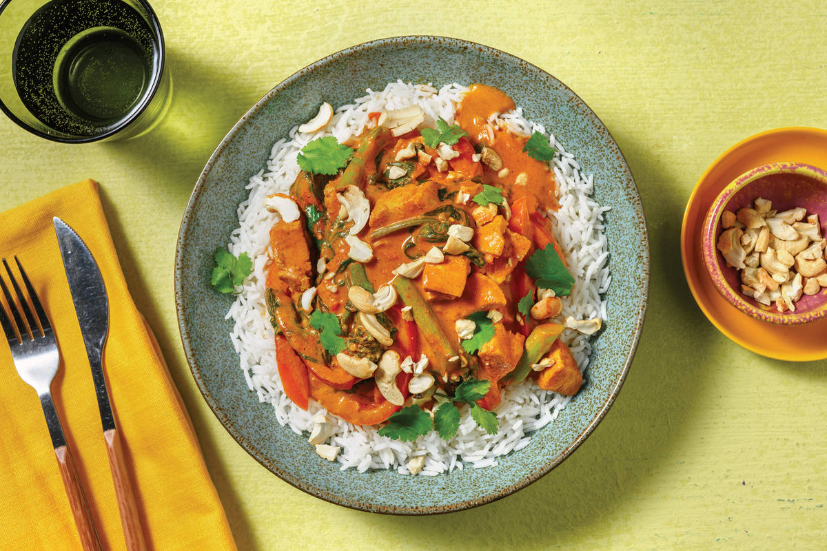 Mild Coconut Chicken & Baby Broccoli Curry
