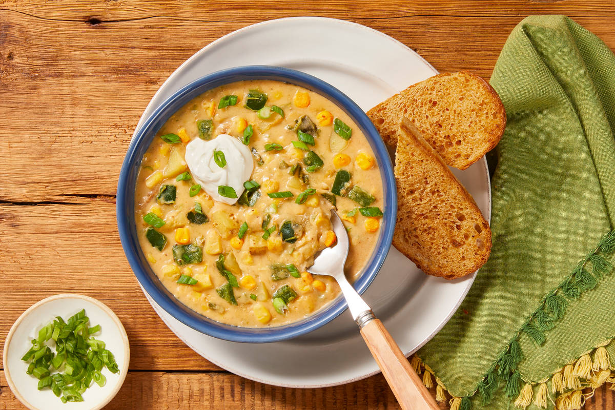 Sweet Corn & Green Pepper Chowder