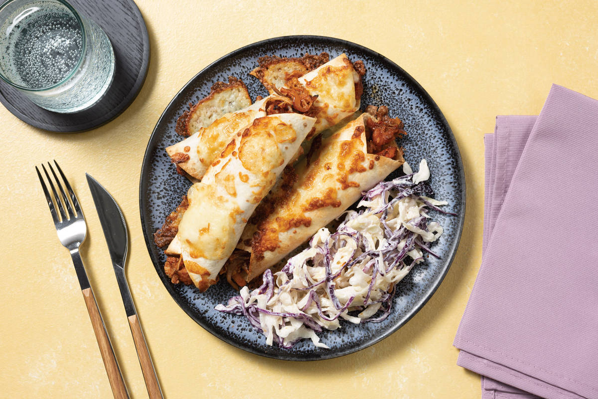 Quick Rancher's Beef Enchiladas
