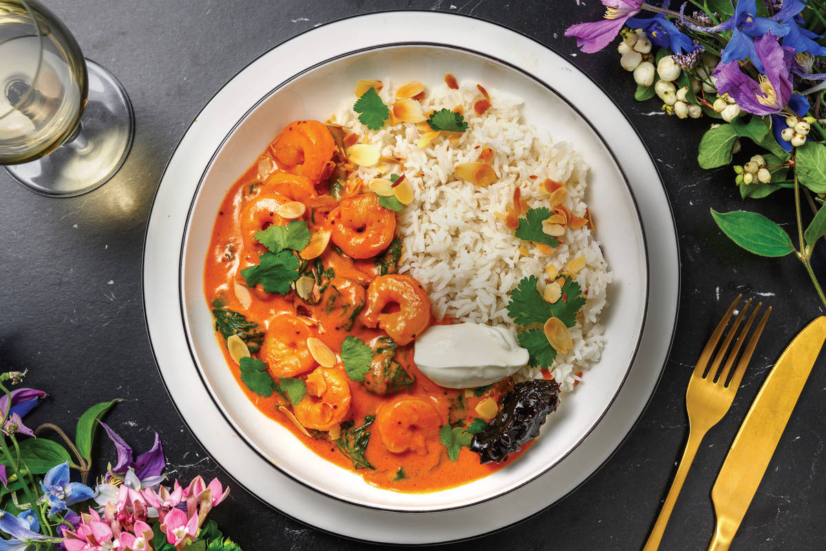 Creamy Prawn & Baby Broccoli Curry