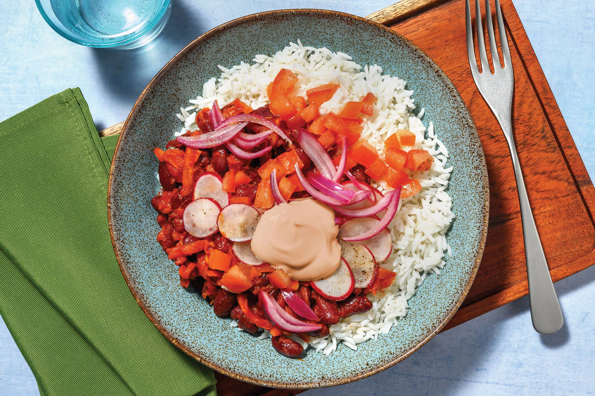 Beef & Bean Burrito Bowl