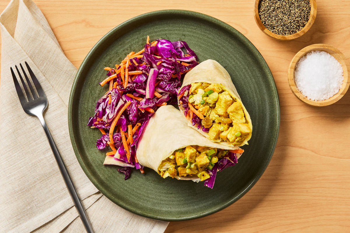 Curried Chicken Salad Wraps