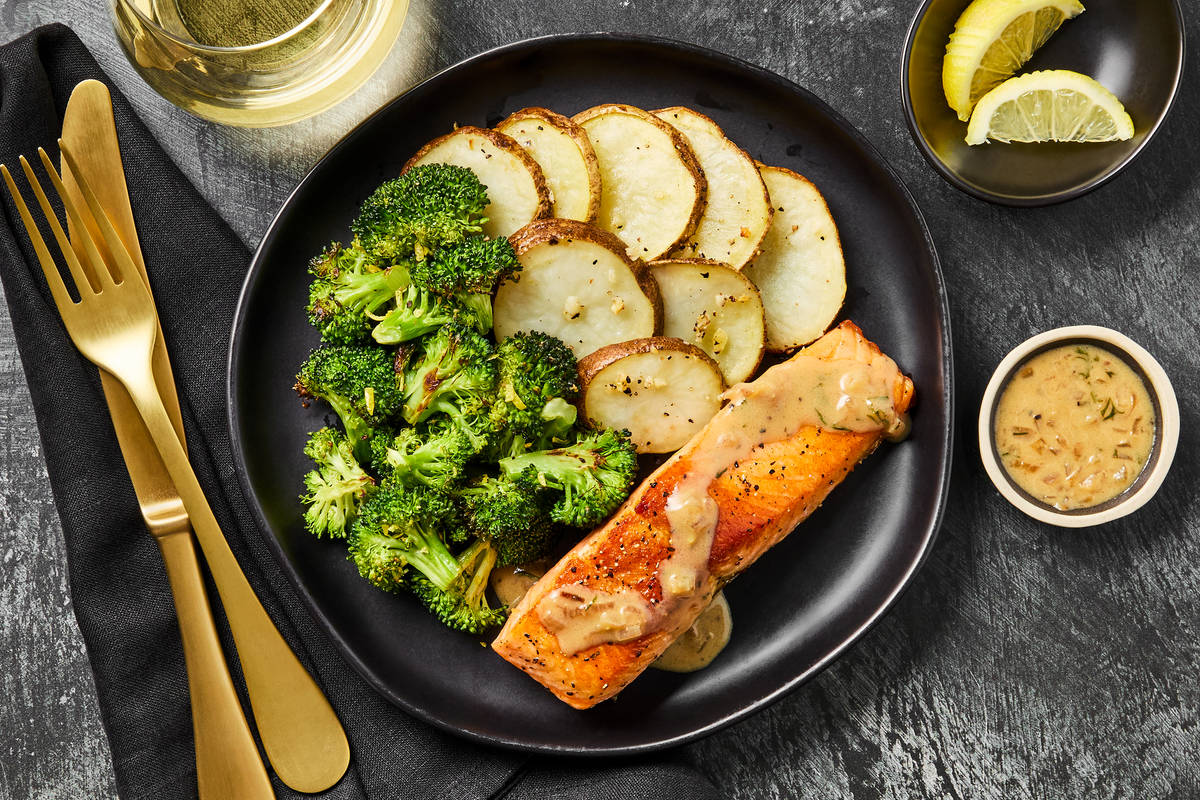 Honey Dijon Dill Trout