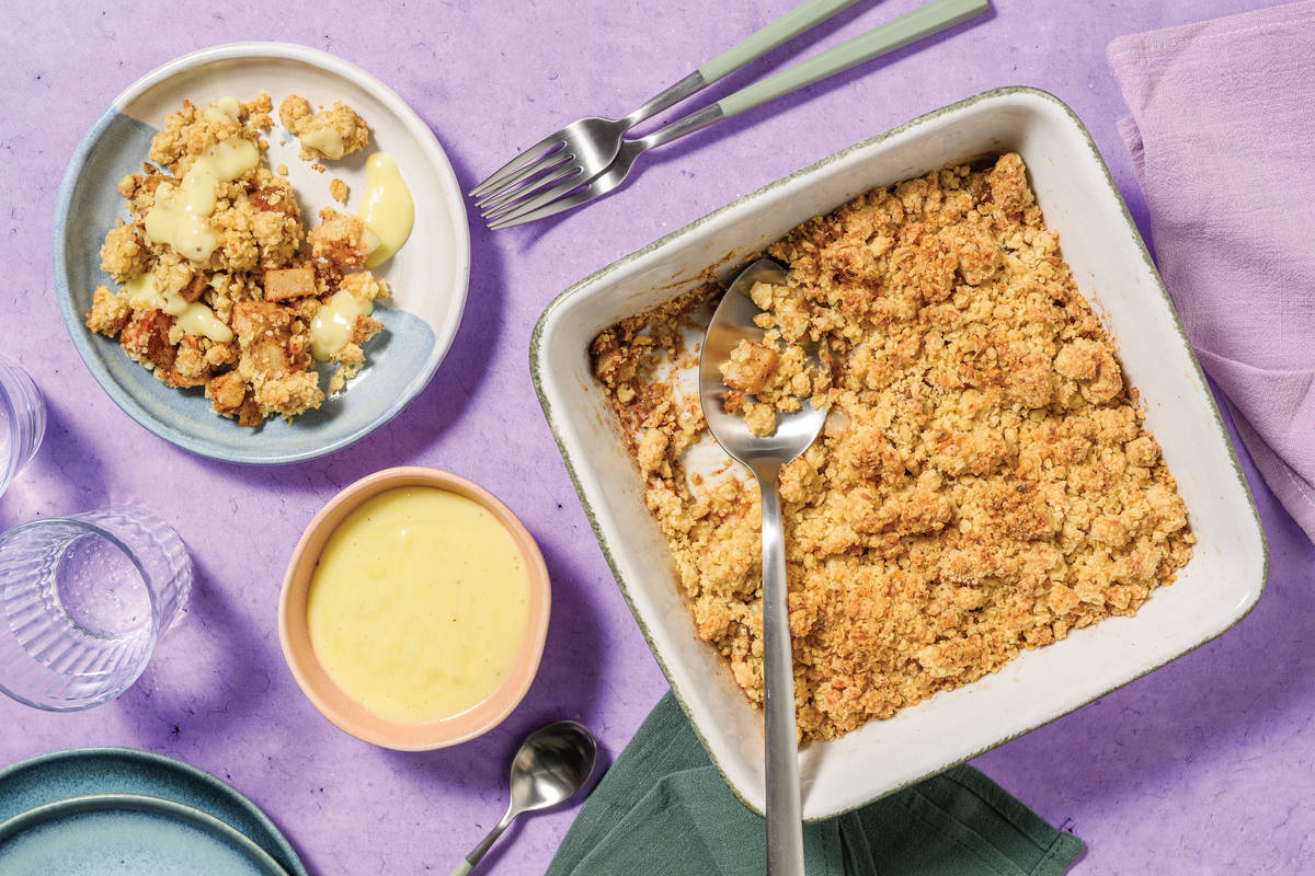 Spiced Pear Crumble
