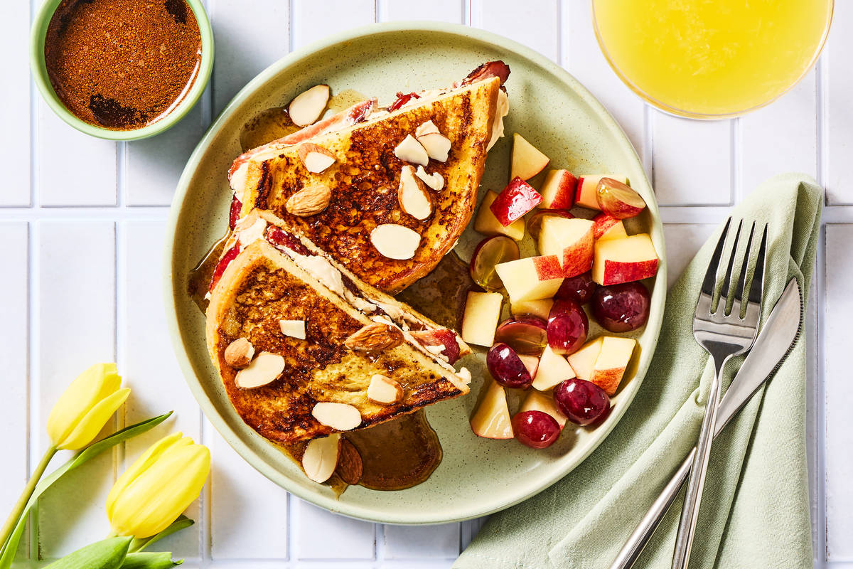Brown Sugar & Bacon Stuffed French Toast