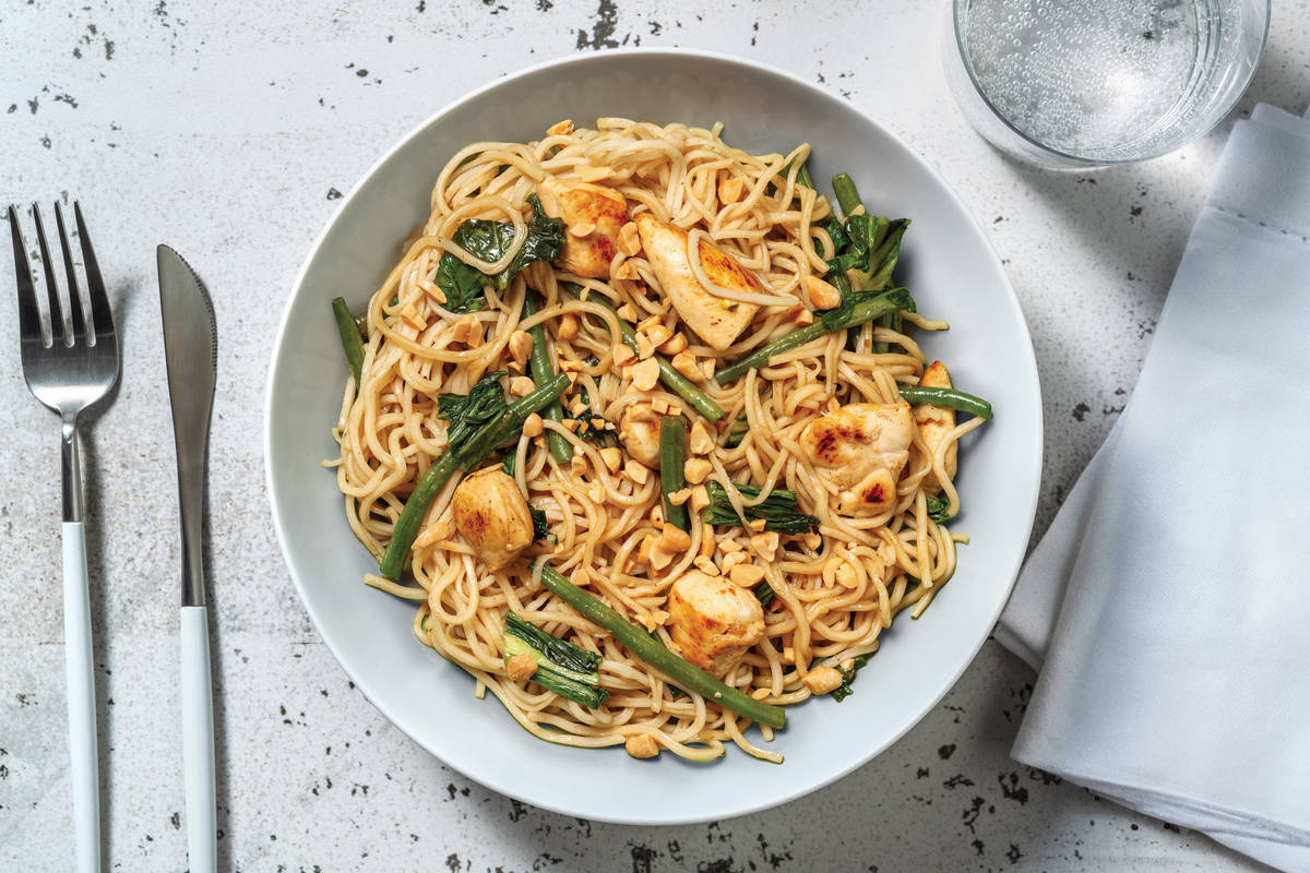 Asian-Style Chicken Noodle Stir-Fry