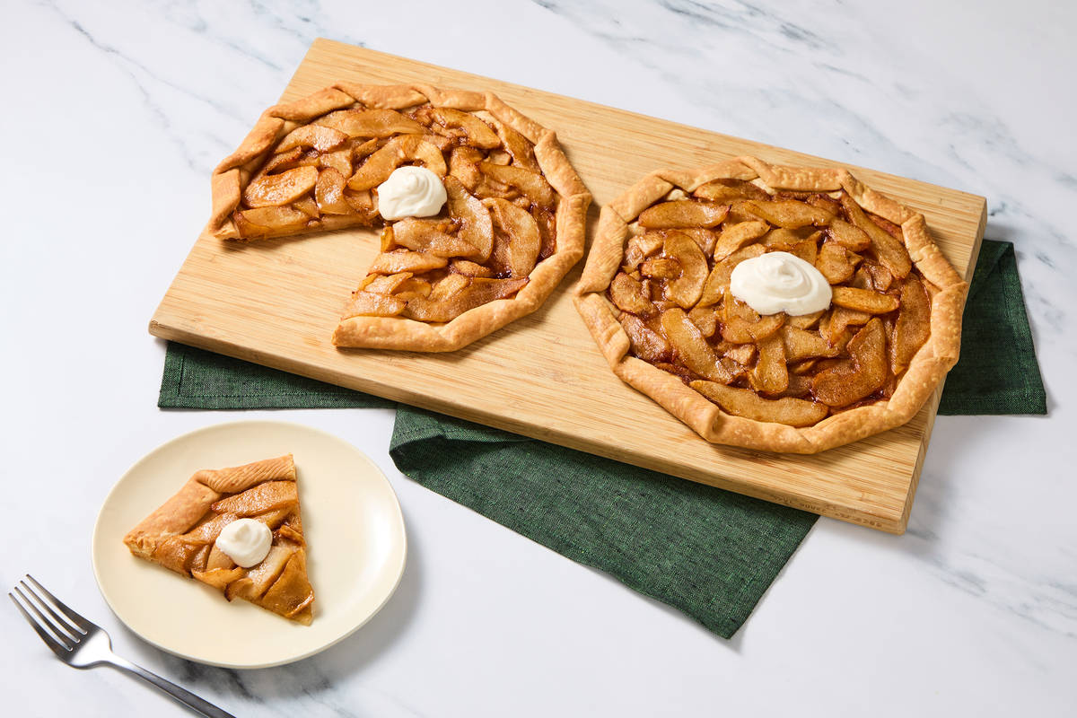 Glazed Orchard Fruit Galettes