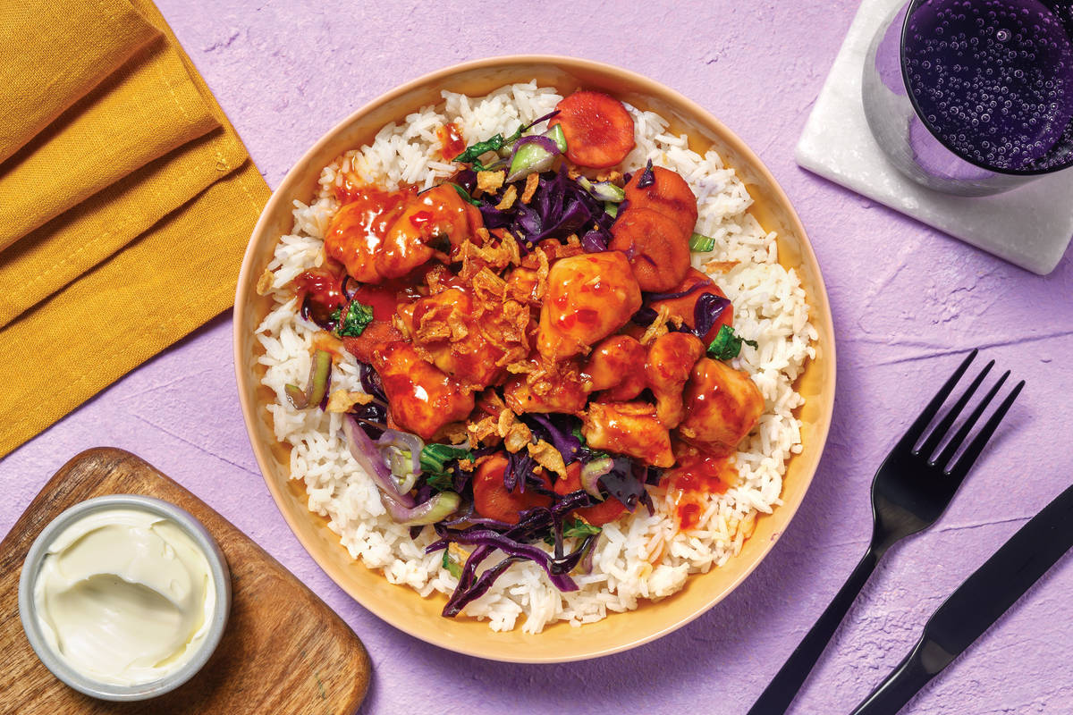 Sweet Chilli Chicken & Garlic Rice