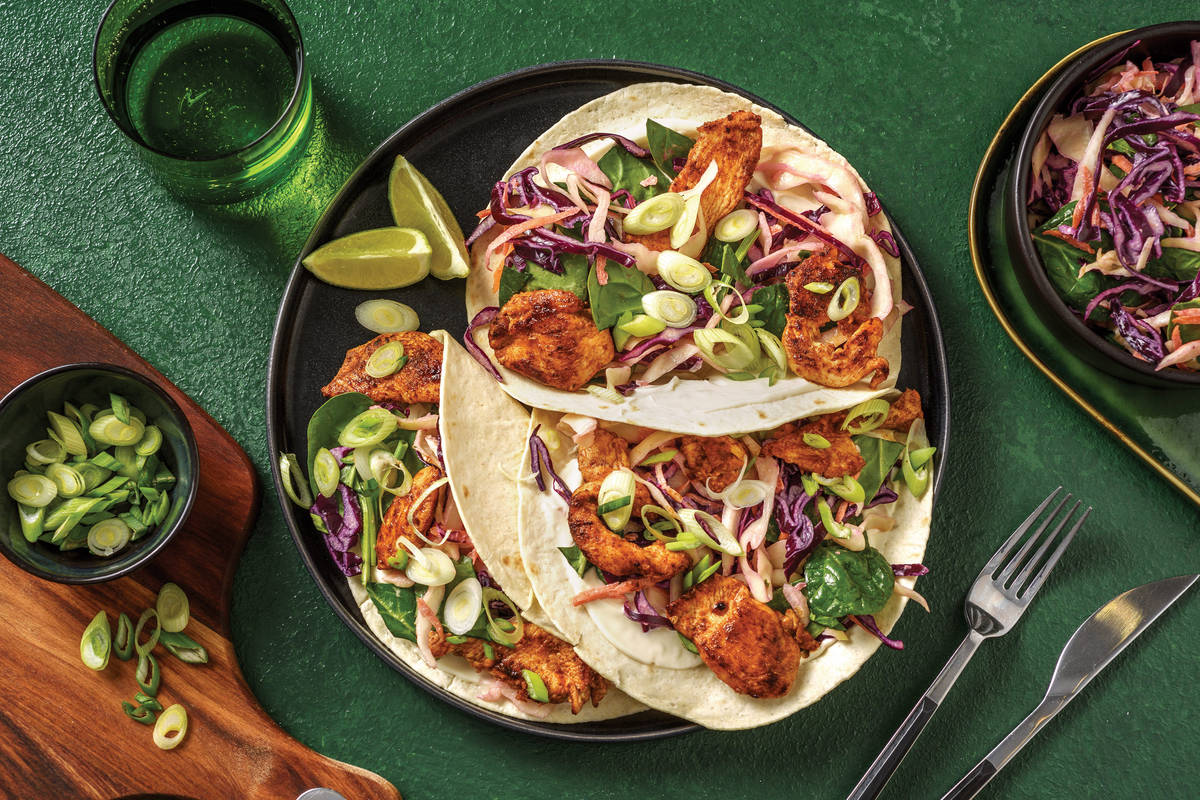 Quick Tex-Mex Chicken Tacos