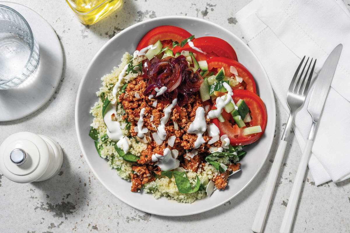 Greek-Style Lamb & Green Couscous