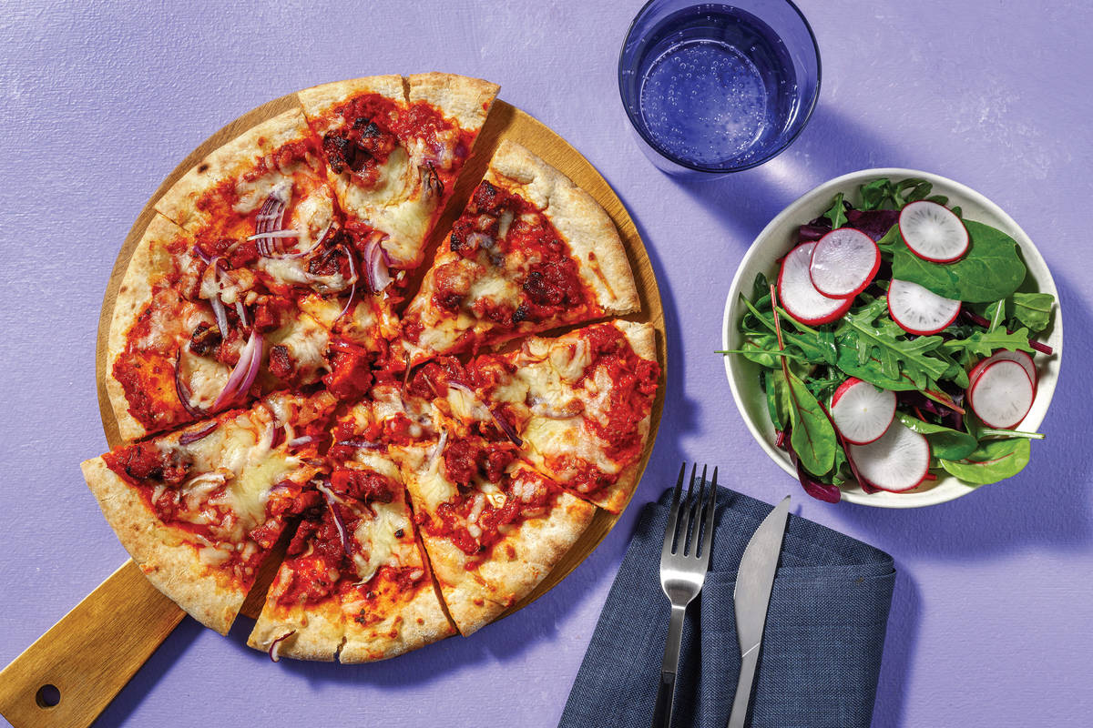 Homemade Chorizo & Peri Peri Pizza