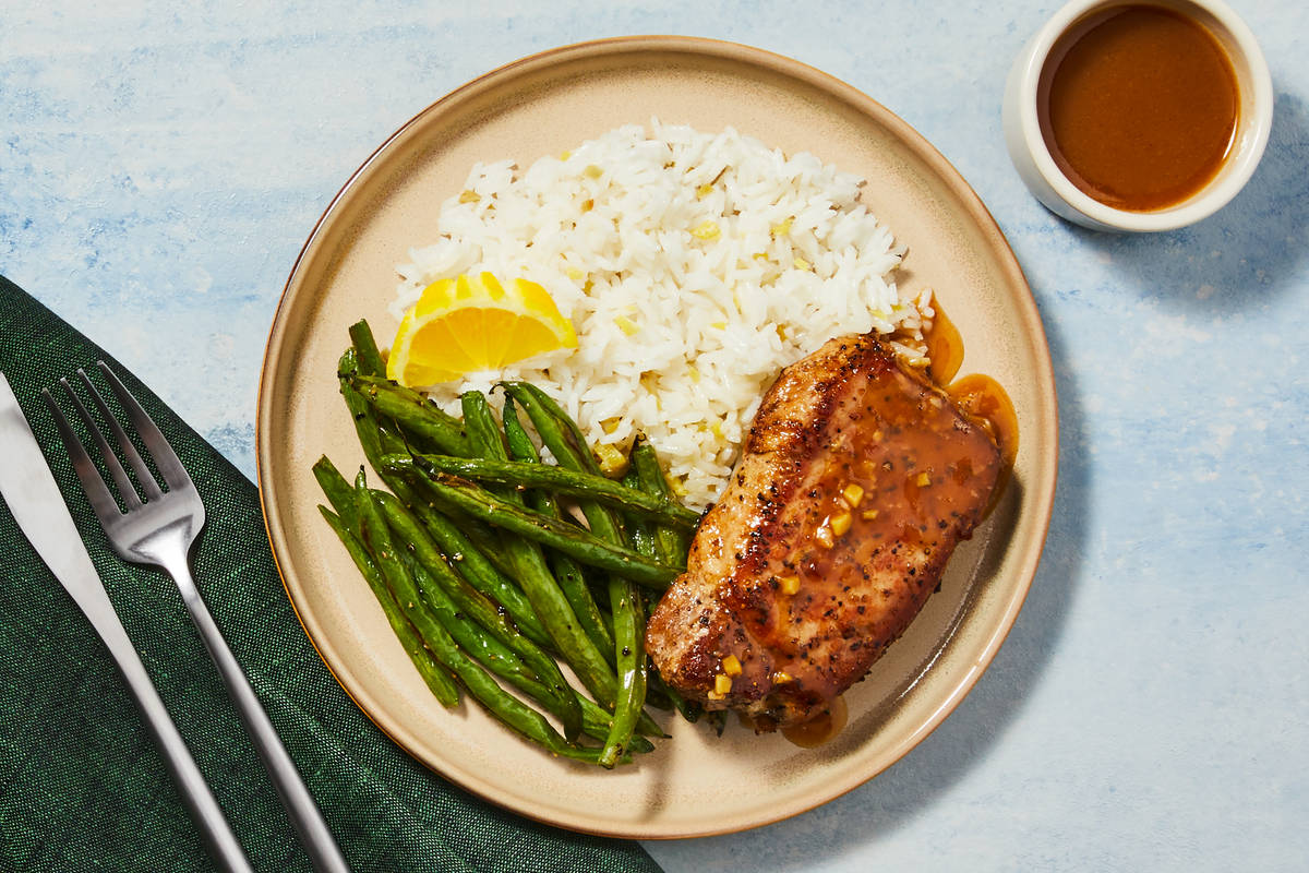 Miso Peach Chicken