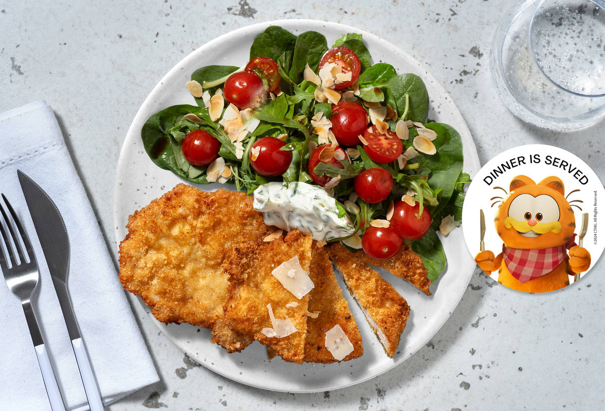 Nonna's Italian Chicken Cotoletta & Tomato Salad