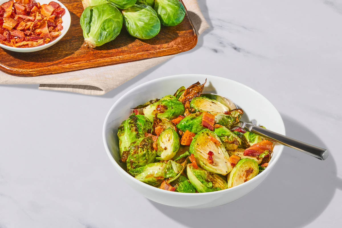 Maple Bacon Brussels Sprouts