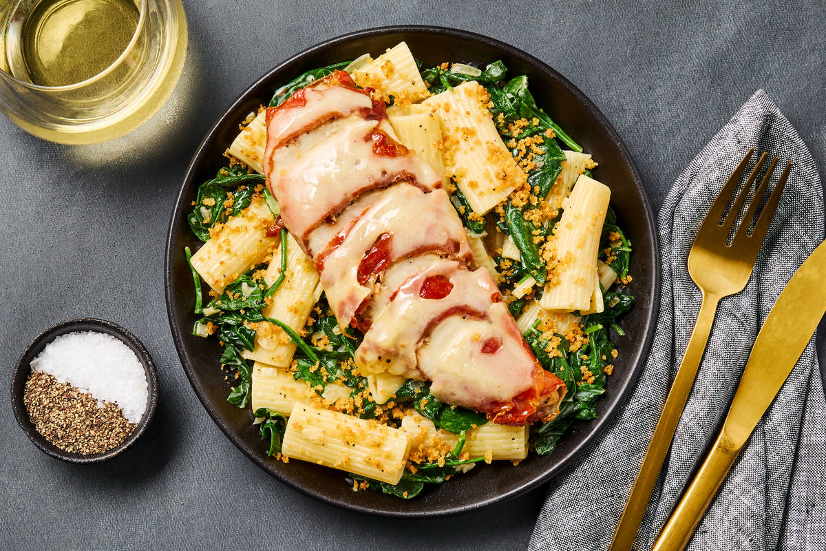 Prosciutto-Wrapped Swiss Chicken