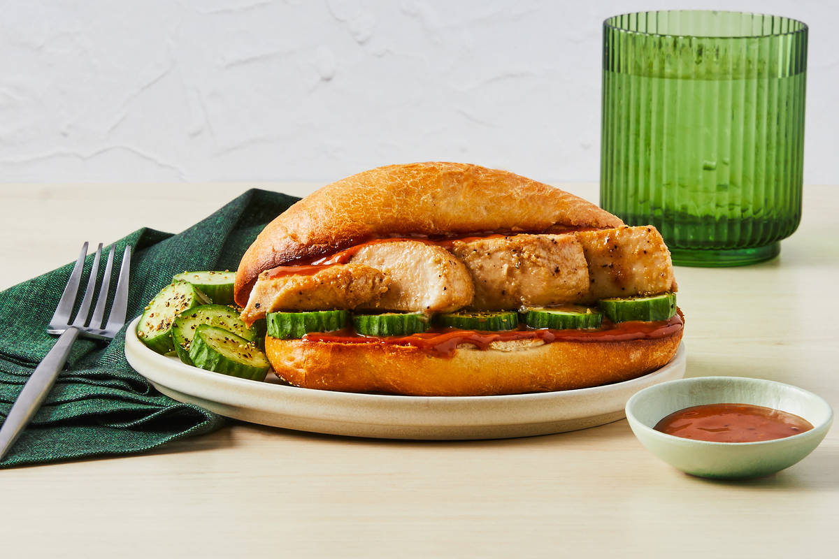 Ponzu-Glazed Chicken Sandos