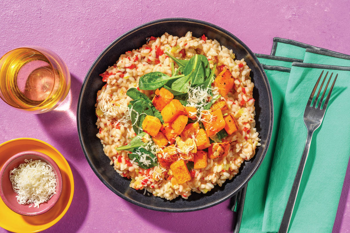 Mediterranean Pumpkin & Courgette Risotto