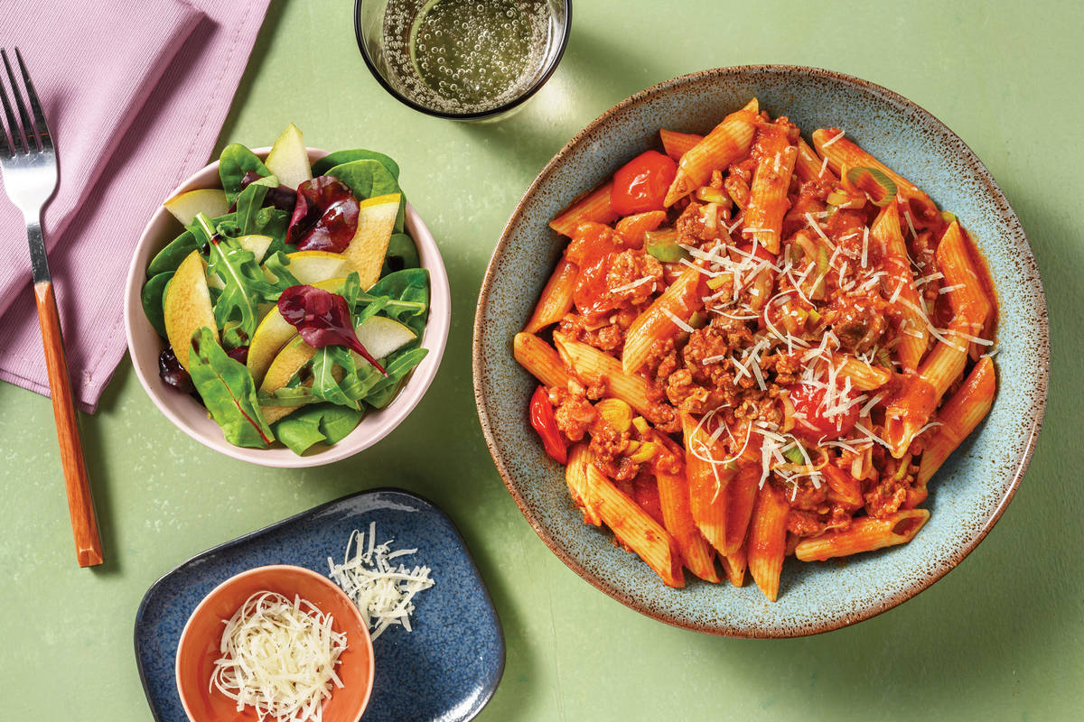 Easy Beef, Pork & Cherry Tomato Bolognese