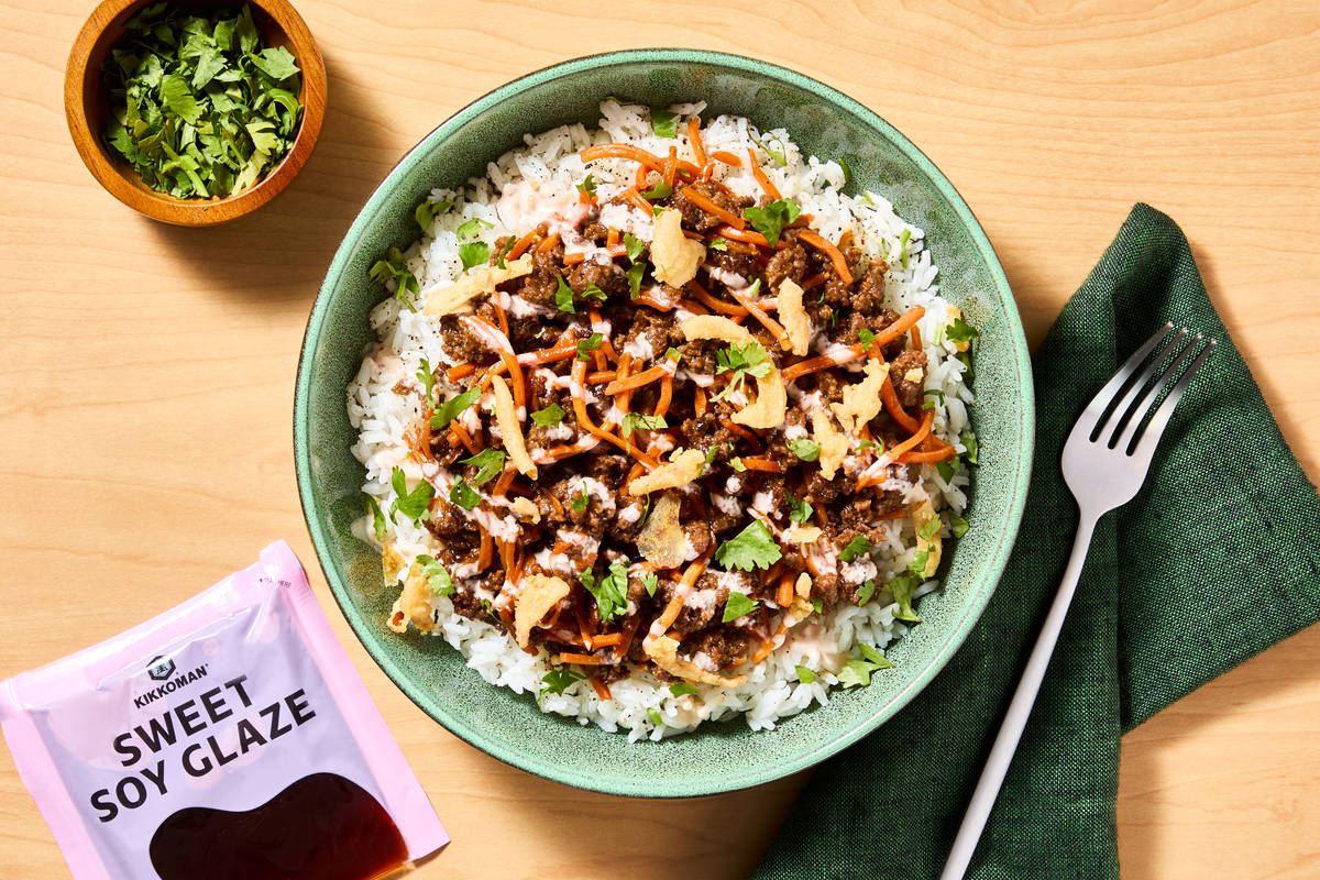 Ginger Soy Beef Bowls