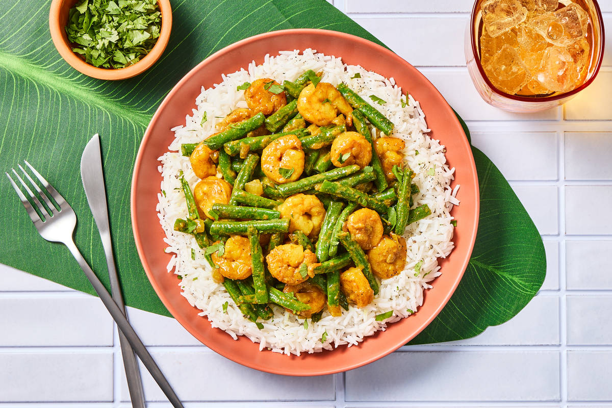 Bangladeshi-Style Shrimp & Green Beans