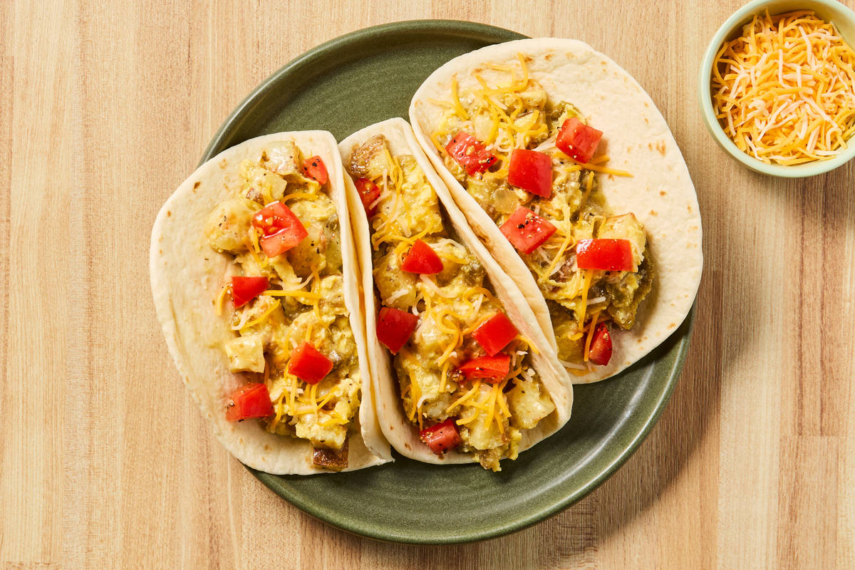 Salsa Verde Breakfast Tacos