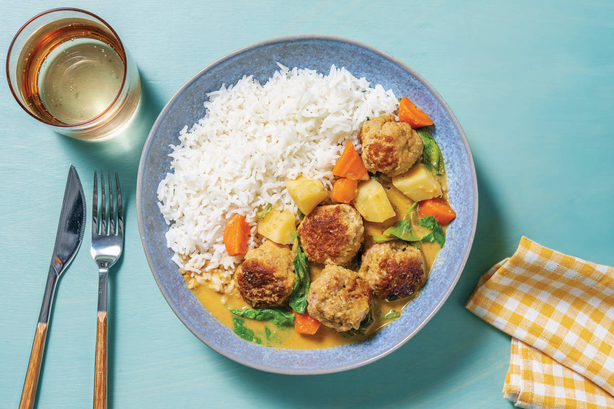 Beef Meatball & Ginger Coconut Curry