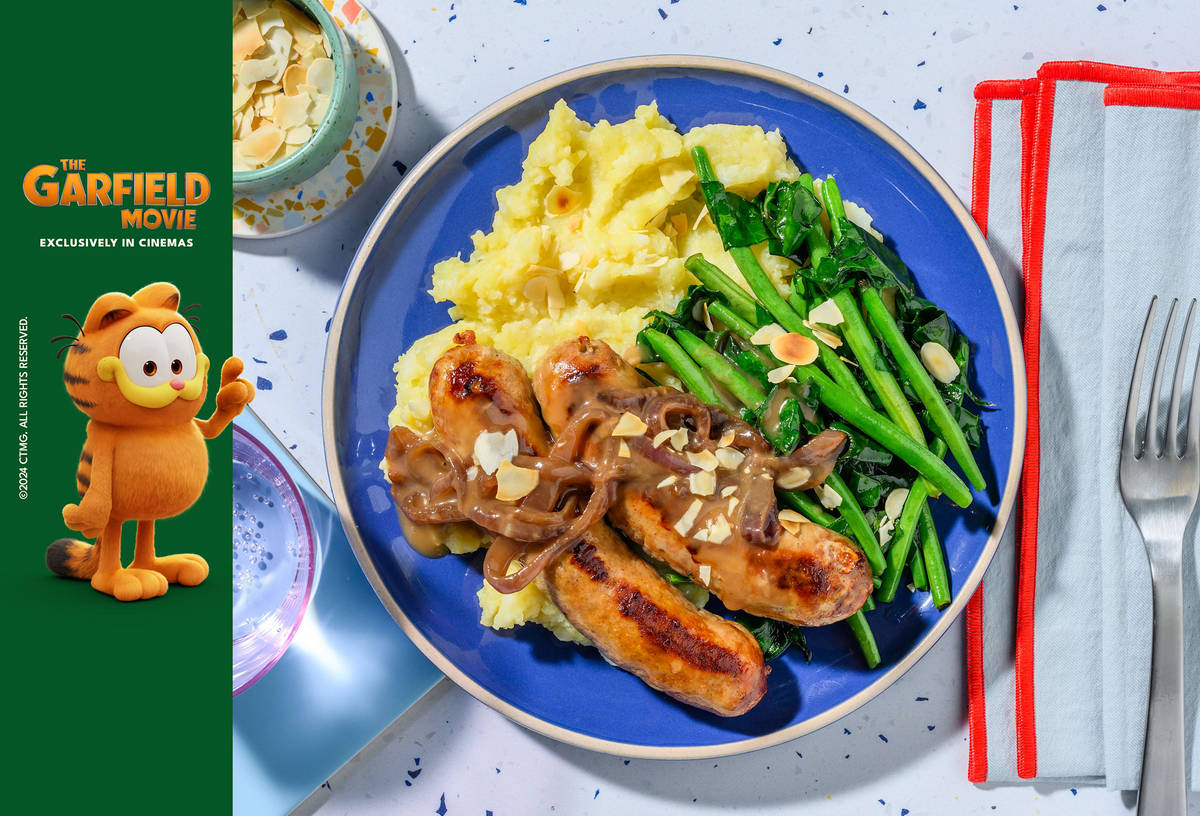 Homey Pork Sausages & Cauli-Potato Mash