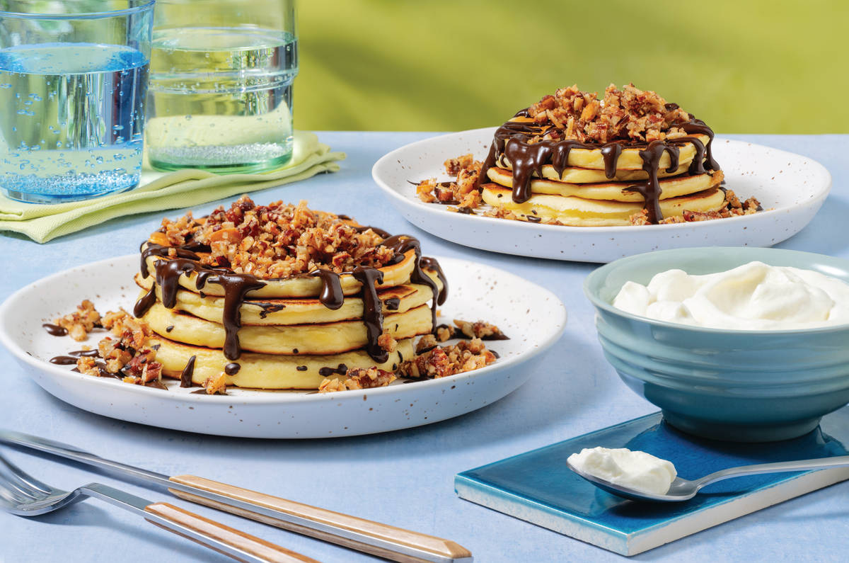 Ultimate Pancake Stack & Vanilla Cream