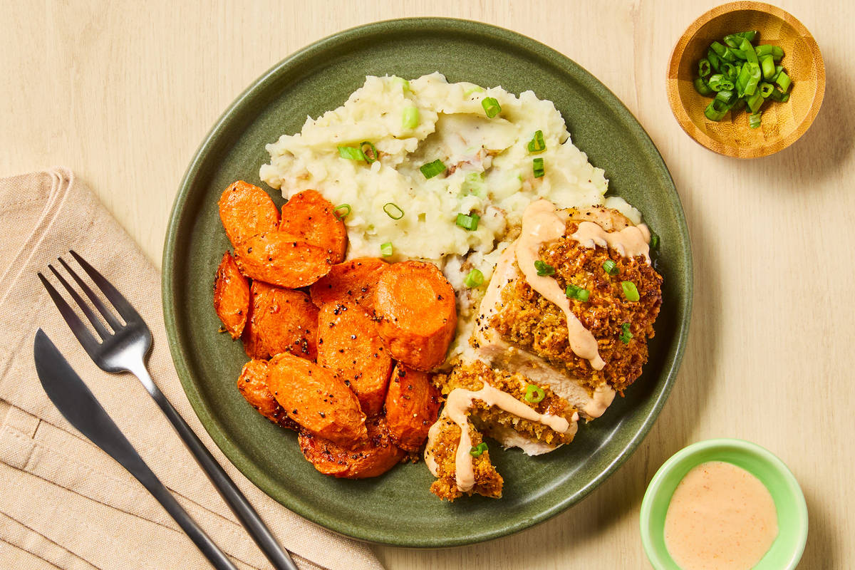 Crispy Kickin’ Cayenne Chicken Cutlets