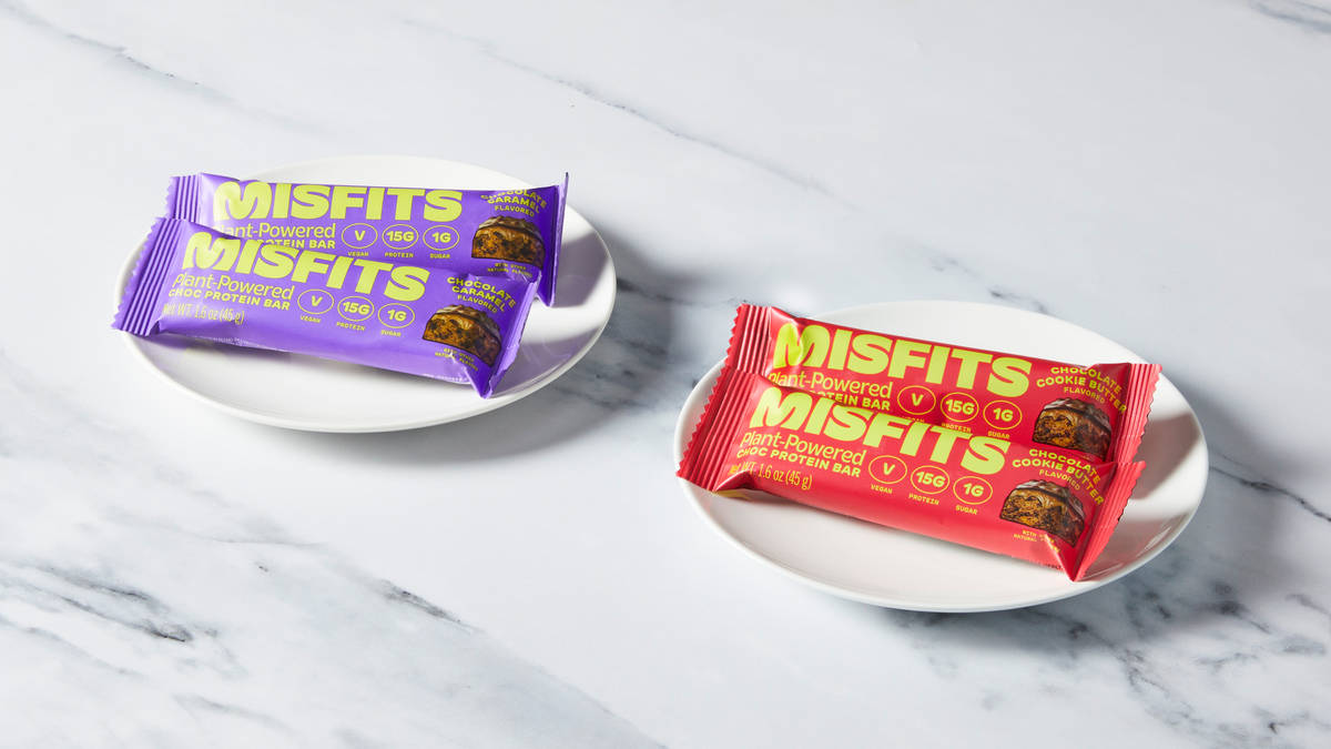 Misfits Caramel & Cookie Butter Bars