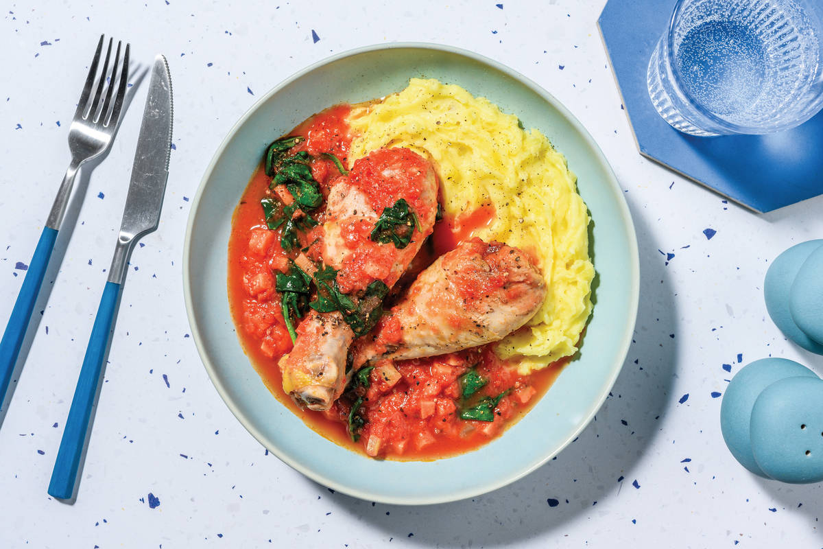 Slow-Cooked Tuscan Chicken Drumsticks
