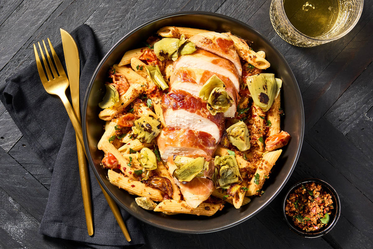 Prosciutto Chicken & Roasted Artichokes