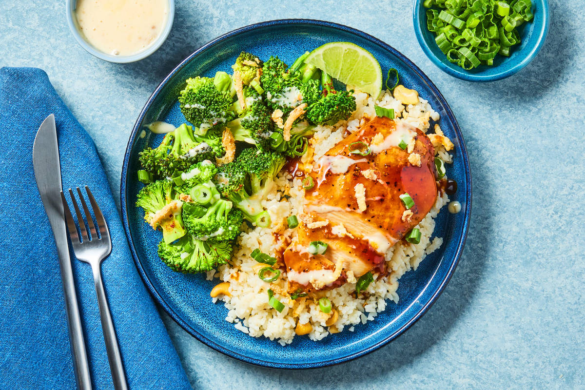 Soy-Glazed Chicken & Brussels Sprouts