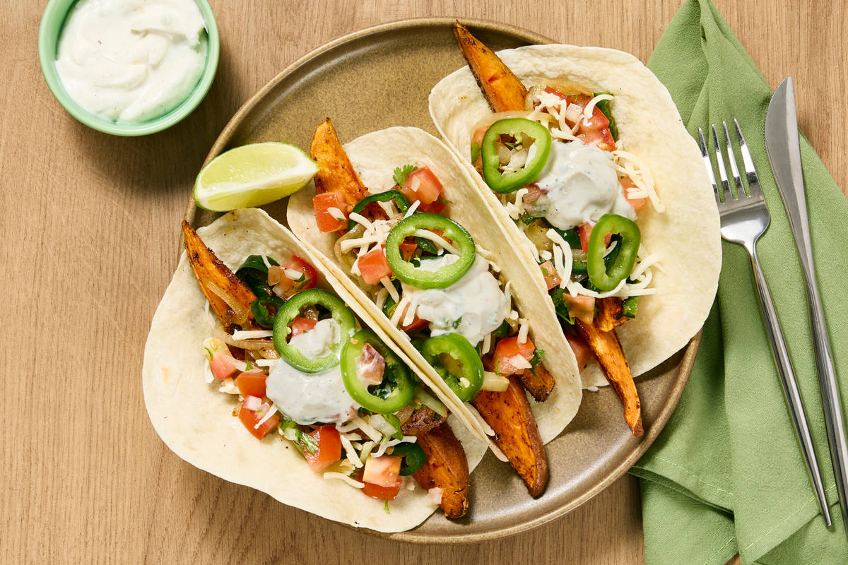 Sweet Potato & Chicken Fajitas