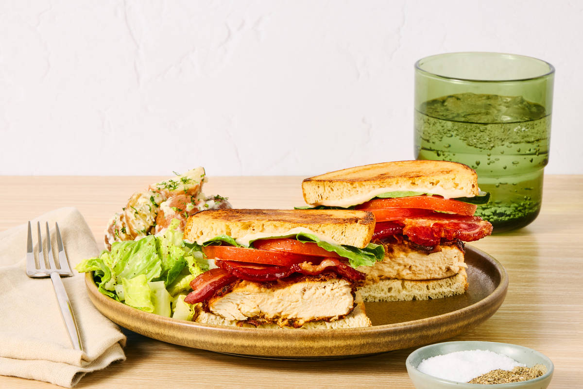 Fried Chicken BLT Sandwiches