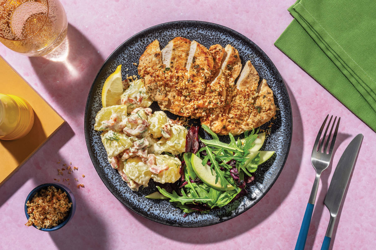 Double Zesty Garlic Chicken & Parsley Crumb