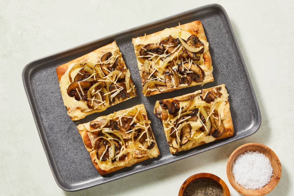 Chicken & Mushroom Flatbreads