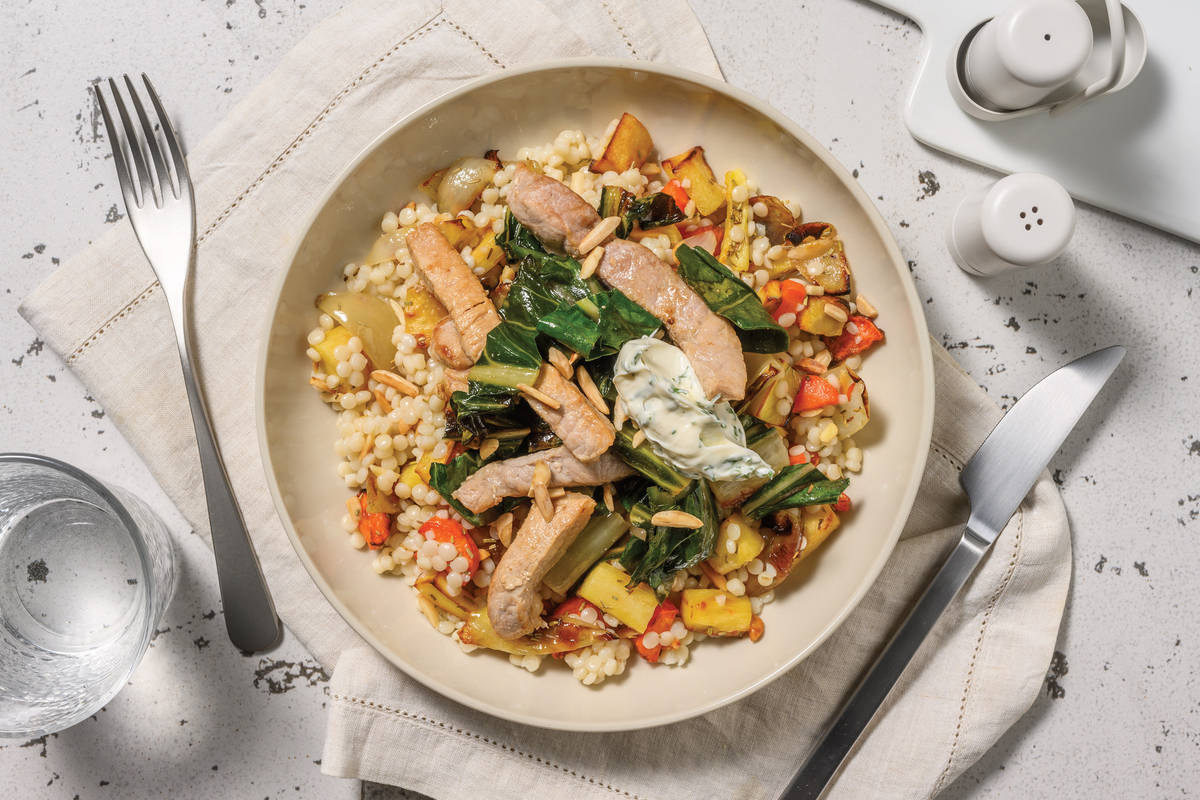 Double Herby Pork & Veggie Couscous