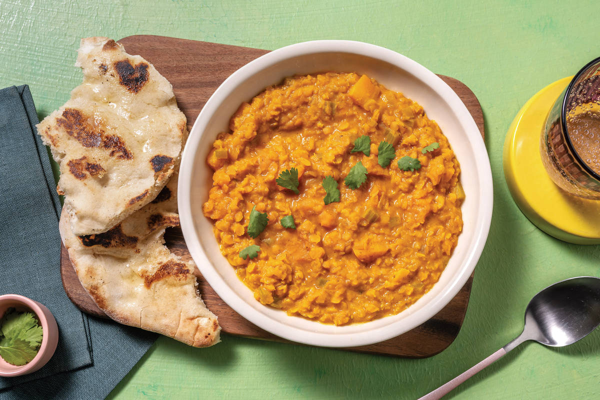 Indian Chicken & Pumpkin Coconut Dhal