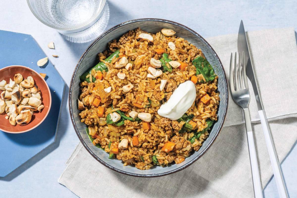 One-Pot Moroccan Prawn & Veggie Pilaf
