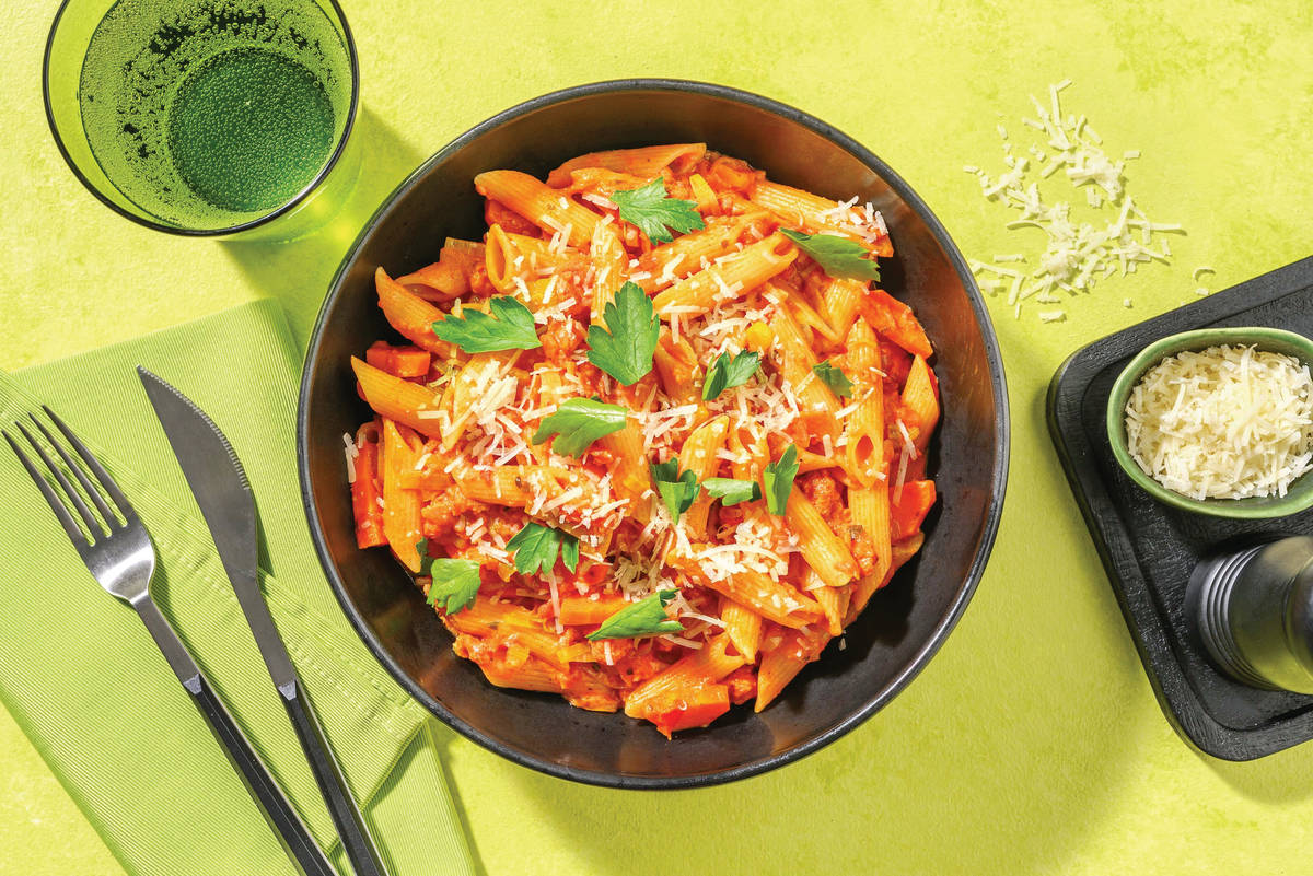 One-Pot Double Chorizo & Tomato Penne