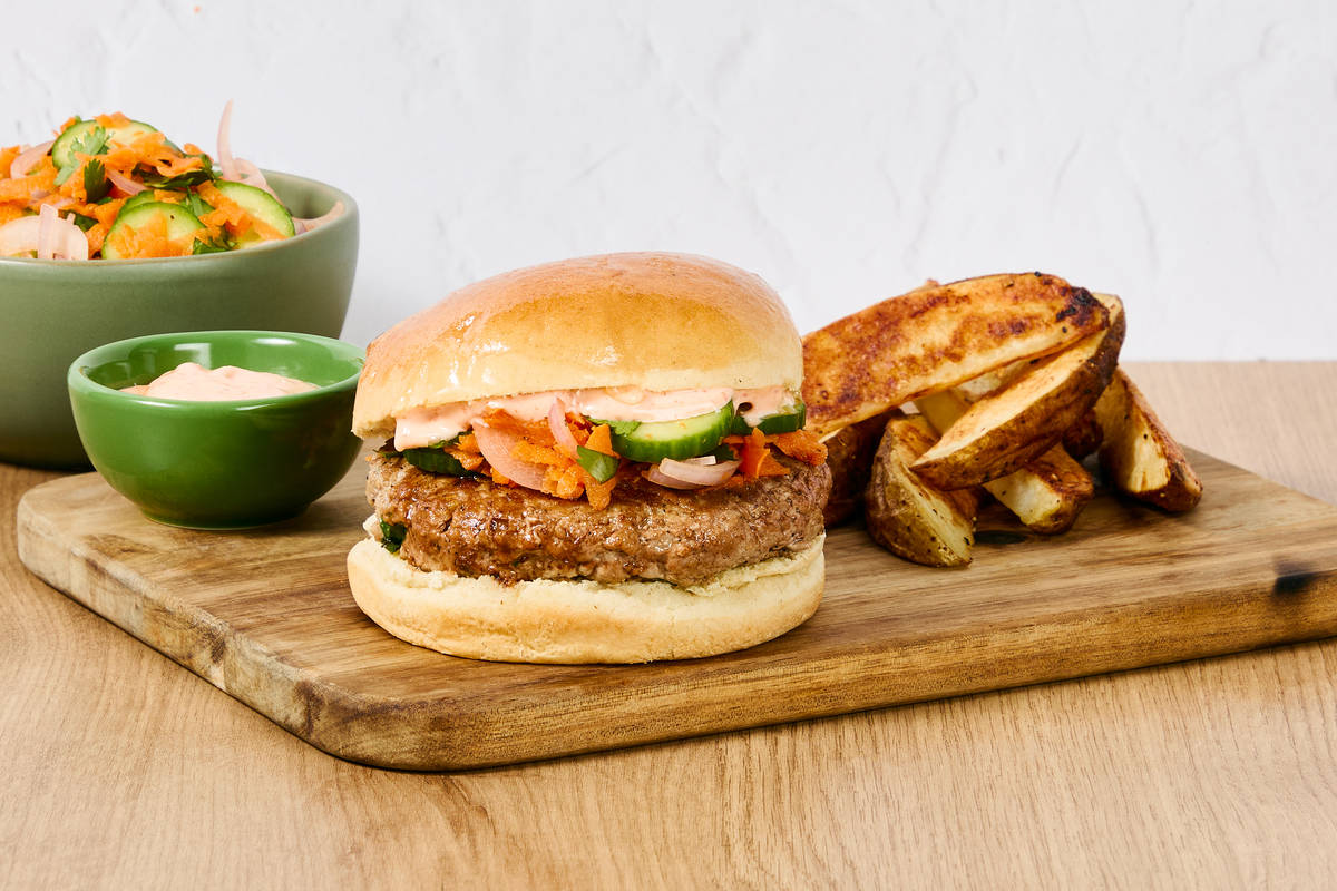 Banh Mi Beef Burgers