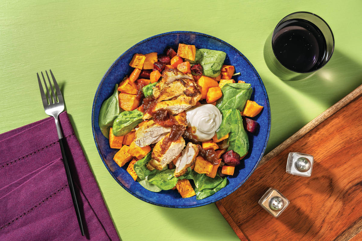 All-American Chicken & Bacon Roast Pumpkin Toss