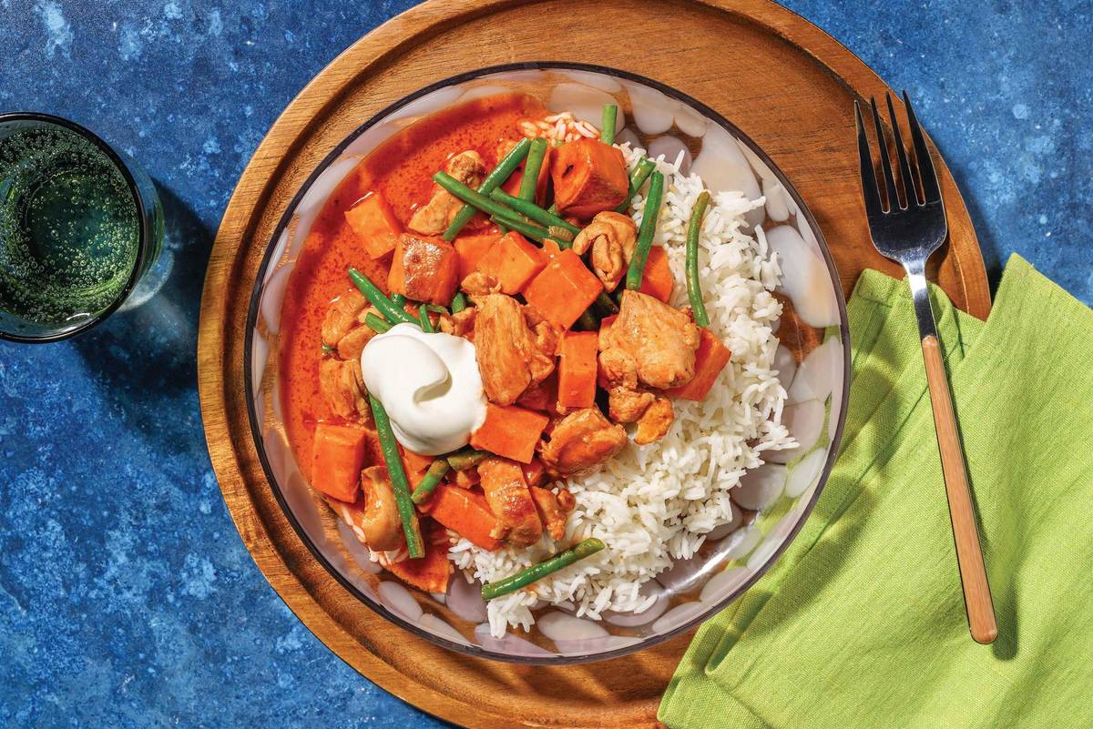 Indian-Spiced Chicken & Sweet Potato Curry